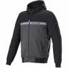 Alpinestars Chrome Street Hoodie -Motorcycle Clothing Sales alpinestars chrome street hoodie black melange img1