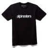 Alpinestars Heritage Word Premium T-Shirt -Motorcycle Clothing Sales alpinestars heritage word premium tee black img1 2