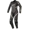 Alpinestars Kira One Piece Leather Suit -Motorcycle Clothing Sales alpinestars stella kira 1pc leather suit black white img1 2