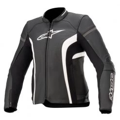 Alpinestars Ladies' Stella Kira V2 Leather Jacket -Motorcycle Clothing Sales alpinestars stella kira v2 lth jacket img1 2