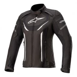 Alpinestars Ladies' Stella T-Jaws V3 Waterproof Textile Jacket -Motorcycle Clothing Sales alpinestars stella t jaws v3 wp jacket black white img1 5