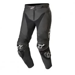 Alpinestars Track V2 Leather Trousers -Motorcycle Clothing Sales alpinestars track v2 leather pants black img1 2
