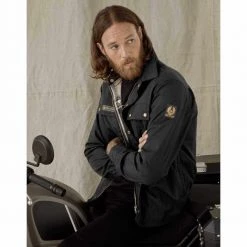 Motorcycle Clothing Sales -Motorcycle Clothing Sales belstaff mansion riding shirt black img2