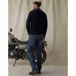 Belstaff Poplar Armalith Jeans -Motorcycle Clothing Sales belstaff poplar jeans washed indigo img4 1