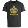 Belstaff Royal Enfield Cannon T-Shirt -Motorcycle Clothing Sales belstaff royal enfield cannon t shirt black img1