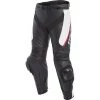 Dainese Delta 3 Leather Trousers -Motorcycle Clothing Sales dainese delta 3 trousers white red front