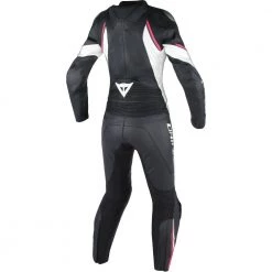 Dainese Ladies' Avro D2 Two Piece Leather Suit -Motorcycle Clothing Sales dainese ladies avro d2 suit black white fuchsia back 18