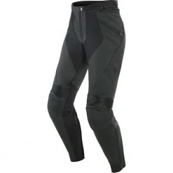 Dainese Ladies' Pony 3 Leather Trousers -Motorcycle Clothing Sales dainese ladies pony 3 leather trousers black matt 076 img1 13