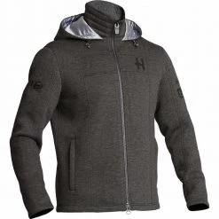 Halvarssons Dalfors Mid Layer Hoodie -Motorcycle Clothing Sales halvarssons casual jacket dalfors dark grey img1 8