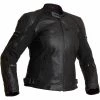 Halvarssons Ladies' Risberg Waterproof Leather Jacket -Motorcycle Clothing Sales halvarssons leather jacket risberg lady black img1
