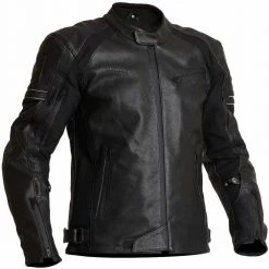 Halvarssons Selja Waterproof Leather Jacket -Motorcycle Clothing Sales halvarssons leather jacket selja black img1 2
