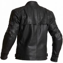 Halvarssons Selja Waterproof Leather Jacket -Motorcycle Clothing Sales halvarssons leather jacket selja black img2 2