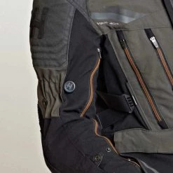 Halvarssons Mora Waterproof Textile Jacket -Motorcycle Clothing Sales halvarssons textile jacket mora black green img3 9