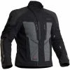 Halvarssons Vansbro Laminated Waterproof Jacket -Motorcycle Clothing Sales halvarssons textile jacket vansbro black grey img1