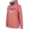 Klim Ladies' Kute Corp Hoodie -Motorcycle Clothing Sales klim ladies kute corp hoodie dusty rose img1