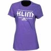 Klim Ladies' Kute Corp Short Sleeve T-Shirt -Motorcycle Clothing Sales klim ladies kute corp ss t shirt purple monument img1 1