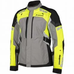Klim Ladies' Latitude Gore-Tex Waterproof Textile Jacket -Motorcycle Clothing Sales klim ladies latitude jacket hi vis img2