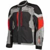Klim Latitude Gore-Tex Waterproof Jacket - D Sizing (Short) -Motorcycle Clothing Sales klim latitude jacket d sizing red img1