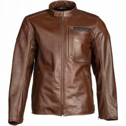 Klim Sixxer Perforated Leather Jacket -Motorcycle Clothing Sales klim sixxer leather jacket sienna brown img3