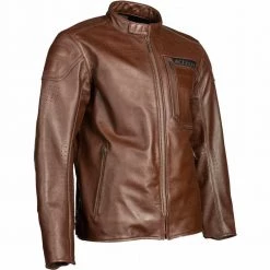 Klim Sixxer Perforated Leather Jacket -Motorcycle Clothing Sales klim sixxer leather jacket sienna brown img5
