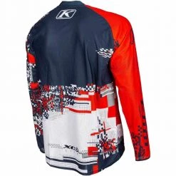 Klim XC Lite Youth Jersey -Motorcycle Clothing Sales klim xc lite jersey youth digital chaos red img2