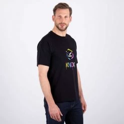 Knox Paint Drip T-Shirt -Motorcycle Clothing Sales knox paint drip t shirt black cmky img3