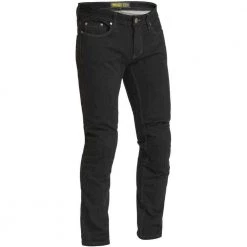Lindstrands Lund Single Layer Aramid Jeans - Regular -Motorcycle Clothing Sales lindstrands jeans lund black img1 7