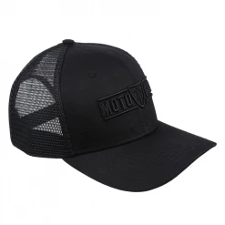 Motogirl Ladies' Logo Mesh Cap -Motorcycle Clothing Sales motogirl logo mesh cap black img1 5