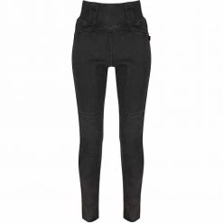 Motogirl Ladies' Melissa Jeggings - Petite -Motorcycle Clothing Sales motogirl melissa jeggings petite grey img1 1