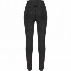 Motogirl Ladies' Melissa Jeggings - Petite -Motorcycle Clothing Sales motogirl melissa jeggings petite grey img2 2