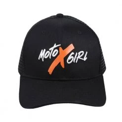 Motogirl MotoXGirl Mesh Cap -Motorcycle Clothing Sales motogirl motoxgirl mesh cap img2 7