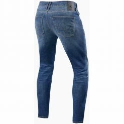 Revit Carlin Skinny Fit Jeans - 32 Short -Motorcycle Clothing Sales revit jeans carlin sk l32 medium blue used img2