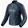 Revit Ladies' Coral Leather Jacket -Motorcycle Clothing Sales revit ladies jacket coral blue img1
