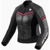 Revit Ladies' Median Leather Jacket -Motorcycle Clothing Sales revit ladies jacket median black pink img1 1