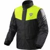 Revit Nitric 3 H2O Waterproof Textile Rain Jacket -Motorcycle Clothing Sales revit rain jacket nitric 3 h2o black neon yellow img1