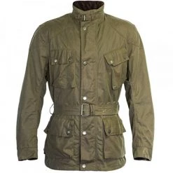 Richa Bonneville Textile Waterproof Jacket -Motorcycle Clothing Sales richa bonneville jacket grn front 10