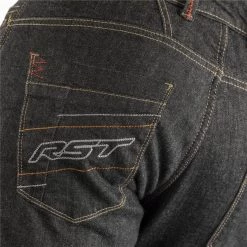 RST Reinforced Straight Leg CE Aramid Jeans -Motorcycle Clothing Sales rst aramid straight leg ce mens textile jean black img4