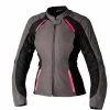 RST Ladies' Ava CE Textile Jacket -Motorcycle Clothing Sales rst ava ce ladies textile jacket grey black neon pink img1