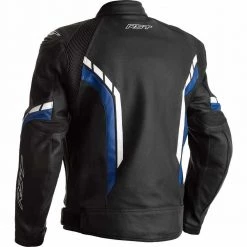 RST Axis Leather Jacket -Motorcycle Clothing Sales rst axis ce mens leather jacket black blue white img2 1