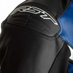 RST Axis Leather Jacket -Motorcycle Clothing Sales rst axis ce mens leather jacket black blue white img5