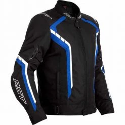 RST Axis Textile Jacket -Motorcycle Clothing Sales rst axis ce mens textile jacket black blue white img1 1