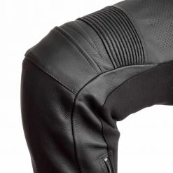 RST Axis Leather Trousers - Short -Motorcycle Clothing Sales rst axis short leg ce mens leather jeans black black img3 2