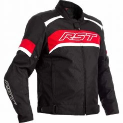 RST Pilot Textile Jacket -Motorcycle Clothing Sales rst pilot ce mens textile jacket black red white img1