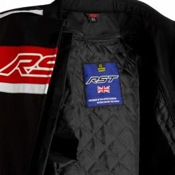 RST Pilot Textile Jacket -Motorcycle Clothing Sales rst pilot ce mens textile jacket black red white img3 1