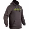 RST Pullover Reinforced Lined Textile Hoodie -Motorcycle Clothing Sales rst pullover reinforced lined ce mens textile hoodie grey lime img1 2