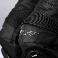 RST Ladies' S1 CE Perforated Leather Trousers - Regular -Motorcycle Clothing Sales rst s1 ce ladies leather trousers reg black black img3