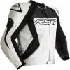RST Tractech Evo 4 Leather Jacket -Motorcycle Clothing Sales rst tractech evo 4 ce mens leather jacket white black img1 4