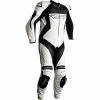 RST Tractech Evo 4 One Piece Leather Suit -Motorcycle Clothing Sales rst tractech evo 4 ce mens leather suit white black img1 5