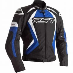 RST Tractech Evo 4 Textile Jacket -Motorcycle Clothing Sales rst tractech evo 4 ce mens textile jacket black blue img1 1
