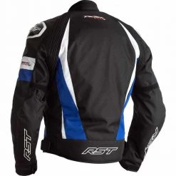 RST Tractech Evo 4 Textile Jacket -Motorcycle Clothing Sales rst tractech evo 4 ce mens textile jacket black blue img2 3